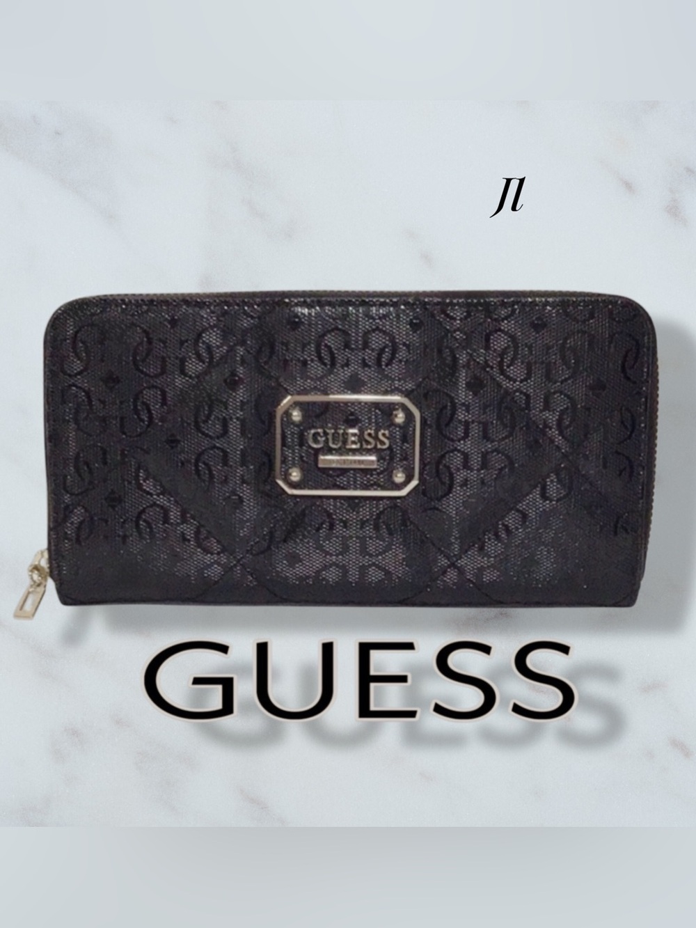 GUESS Faux Leather Wallet Clutch NWOT